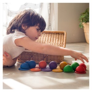 Round, 30 kerek darabos készlet, Grapat, szín: Többszínű, méret: 6-Apr cm – illusztráció