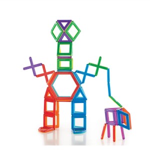 Powerclix Frames, 48 darabos mágneses készlet, szín: Többszínű, méret: doboz: 40x7x29 cm – illusztráció