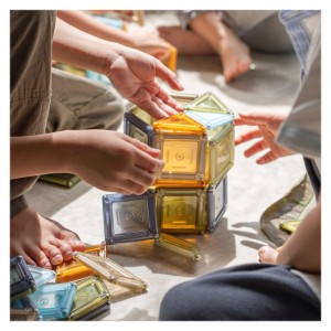 PowerClix Natural Solids, 70 darabos mágneses készlet, szín: Többszínű, méret: 45x7x34 cm – illusztráció