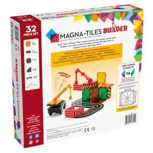 Magna-Tiles Builder, mágneses építőjáték (21632-MGT)