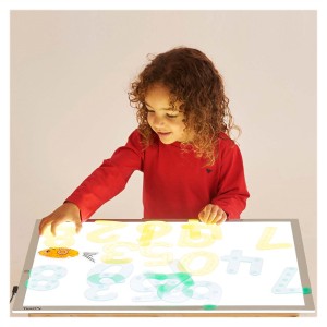 LED világítópanel, A3-as méret, szín: Fehér, méret: doboz: 46x34x1 cm – illusztráció