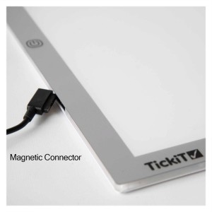 LED világítópanel, A3-as méret, szín: Fehér, méret: doboz: 46x34x1 cm – illusztráció