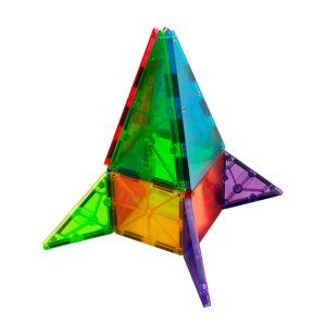 Magna-Tiles Clear, mágneses építőjáték, 32 db (02132-MGT)