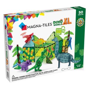 Magna-Tiles Dino World XL, 50 darabos mágneses készlet (MGT-22850)