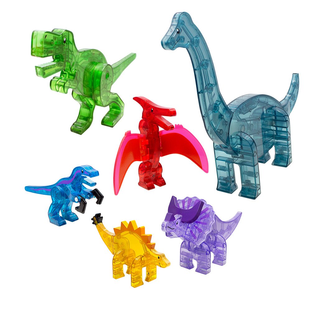 Magna-Tiles Dino World XL, 50 darabos mágneses készlet Magna-Tiles Dino World XL, 50 darabos mágneses készlet (MGT-22850)