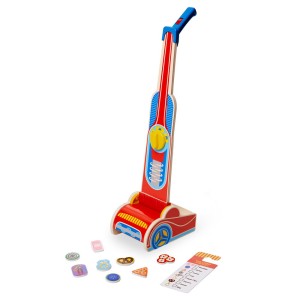 Porszivó fából, kellékekkel, Melissa & Doug, szín: Többszínű, méret: 51x17x15 cm – illusztráció