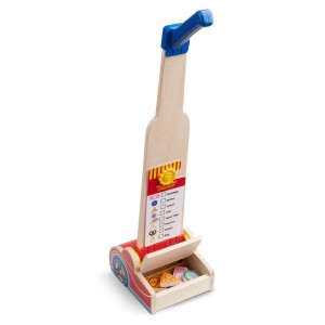 Porszivó fából, kellékekkel, Melissa & Doug, szín: Többszínű, méret: 51x17x15 cm – illusztráció