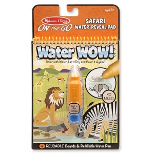 Water Wow, kifestőskönyv, Szafari, Melissa&Doug, szín: Többszínű, méret: 25x15x1 cm – illusztráció