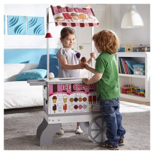 Fagyi és hotdog kocsi, Melissa & Doug, szín: Többszínű, méret: 124x65x34 cm – illusztráció