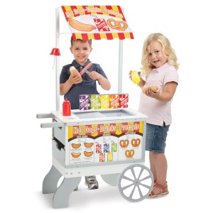 Fagyi és hotdog kocsi, Melissa & Doug, szín: Többszínű, méret: 124x65x34 cm – illusztráció