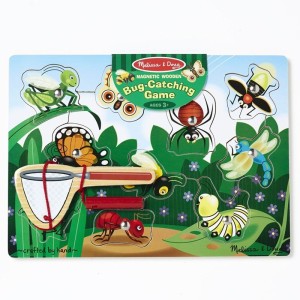 Kapjuk el a rovarokat! mágneses játék, szín: Többszínű, méret: 30X21 cm – illusztráció