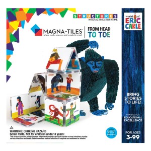 Magna-Tiles Structures, Tetőtől talpig, Eric Carle, szín: Többszínű, méret: doboz: 17x7x17 cm – illusztráció