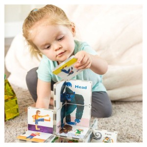 Magna-Tiles Structures, Tetőtől talpig, Eric Carle, szín: Többszínű, méret: doboz: 17x7x17 cm – illusztráció