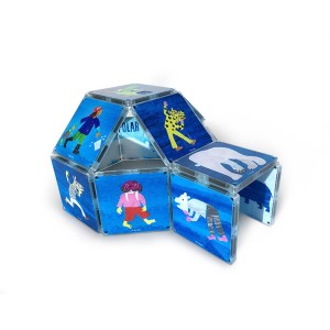 Magna-Tiles Structures, Jegesmedve mit hallasz, Eric Carle, szín: Többszínű, méret: doboz: 17x7x17 cm – illusztráció