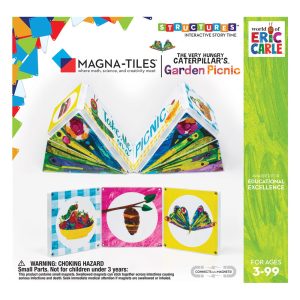 MAGNA-TILES STRUCTURES, A telhetetlen hernyócska, Kerti piknik, Eric Carle (SPRVHC2020)