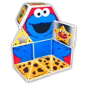 Magna-Tiles Structures, Tanulj Formákat Süti Szörnnyel, szín: Többszínű, méret: doboz: 17x7x16 cm – illusztráció