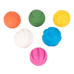 Nagy szenzoros labdák, 6 darabos készlet, TickiT, szín: Többszínű, méret: átmérő: 11 cm – illusztráció