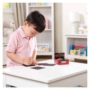 Képkarc jegyzettömb, 125 darabos készlet, szín: Többszínű, méret: 9x9x4 cm – illusztráció