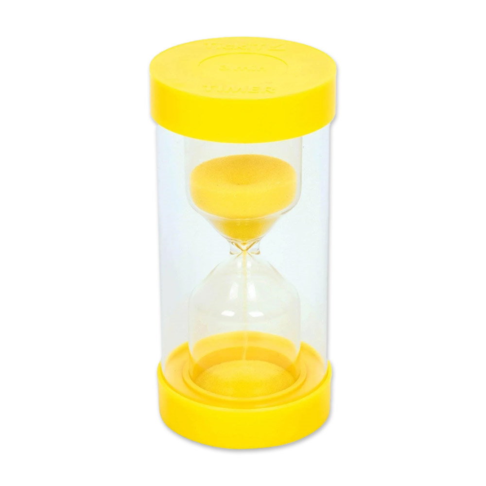 Nagy homokóra sárga homokkal, 3 perces, TickiT Nagy homokóra sárga homokkal, 3 perces, TickiT (TIK-92115)