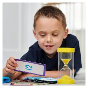 Nagy homokóra sárga homokkal, 3 perces, TickiT (TIK-92115)