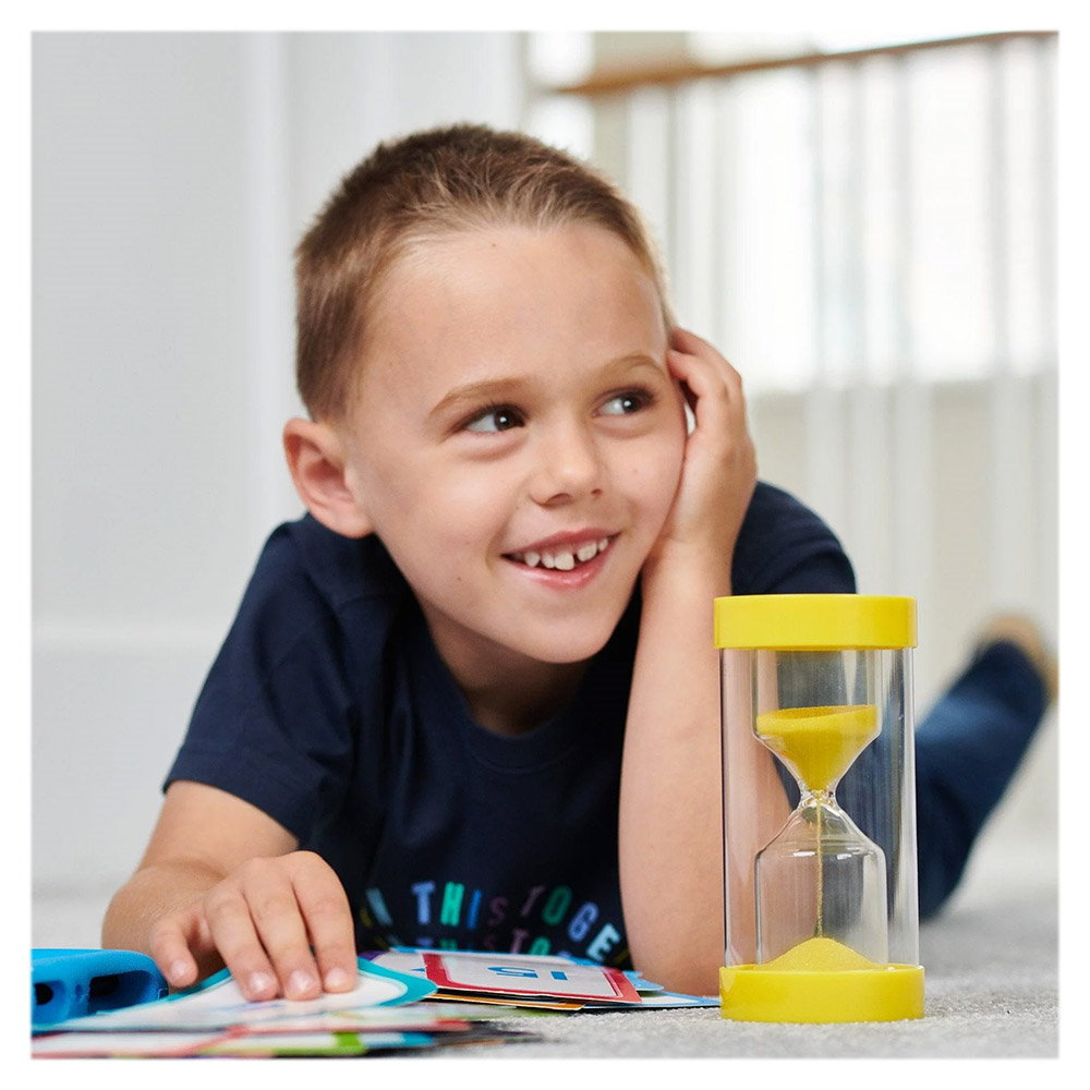 Nagy homokóra sárga homokkal, 3 perces, TickiT Nagy homokóra sárga homokkal, 3 perces, TickiT (TIK-92115)