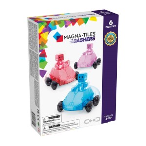MAGNA-TILES Dashers, 6 darabos mágneses készlet, szín: Többszínű, méret: 25x19x6 cm – illusztráció