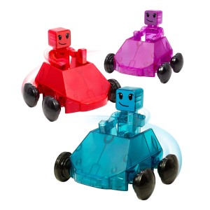 MAGNA-TILES Dashers, 6 darabos mágneses készlet, szín: Többszínű, méret: 25x19x6 cm – illusztráció