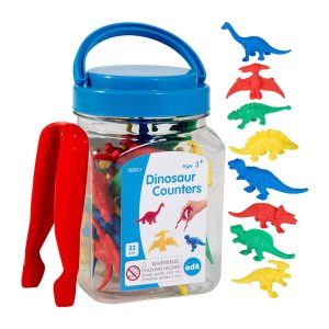 Dinoszauruszok, 32 db-os szortírozó készlet (EDX-13037J)