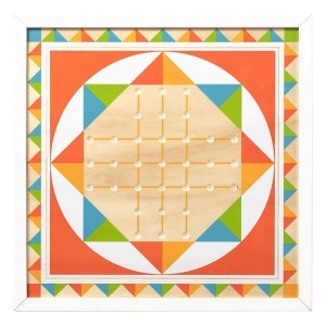 Pasziánsz és kínai sakk, Melissa & Doug, szín: Többszínű, méret: 45x45x4 cm – illusztráció