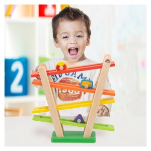 Rainbow Roller pálya fából, szín: Többszínű, méret: 32x30x9 cm – illusztráció