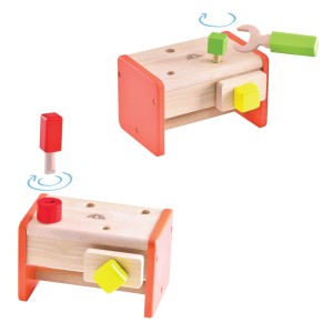 Szerszámosláda fából, Wonderworld, szín: Multicolor, méret: 20x15x13 cm – illusztráció