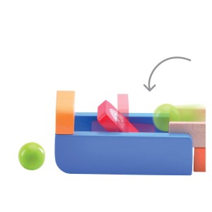 Spin & Swirl golyópálya, szín: Multicolor, méret: 36x32x9 cm – illusztráció