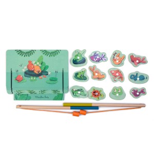 Horgászjáték, Jungle kollekció, Moulin Roty, szín: Többszínű, méret: 23x21x4 cm – illusztráció