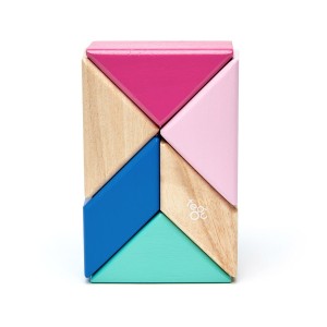 Tegu Blossom, 6 db-os mágneses készlet fából, szín: Többszínű, méret: 10x9x4 cm – illusztráció