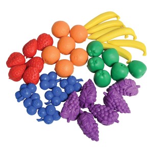 Szortírozó készlet, Gyümölcsök, szín: Többszínű, méret: 15x10x10 cm – illusztráció