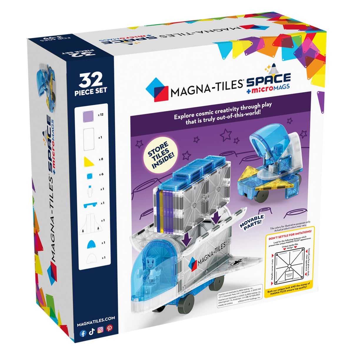 MAGNA-TILES Space, mágneses űrutazás MAGNA-TILES Space, mágneses űrutazás (MGT-242032SP)