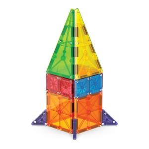 MAGNA-TILES + mikroMAGS, 20 db. mágneses szett, szín: Többszínű, méret: 25x19x6 cm – illusztráció