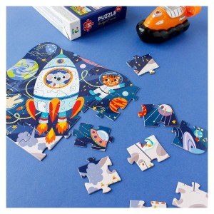Űrutazás, 30 db-os puzzle, szín: Többszínű, méret: 27x20 cm – illusztráció