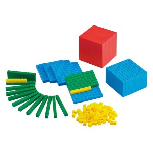 Matematikai készlet 10-es számkörben, szín: Többszínű, méret: 26x11x11 cm – illusztráció