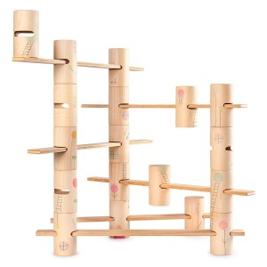 Woodland, fa építőkészlet, Grapat, szín: Többszínű, méret: 36x21x4 cm – illusztráció