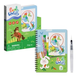 Rajzolás vízzel, Háziállatok, szín: Többszínű, méret: 16x12 cm – illusztráció