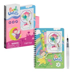 Rajzolás vízzel, Tündérek, szín: Többszínű, méret: 16x12 cm – illusztráció