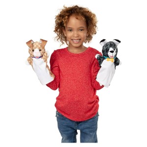 Bábjátékok, háziállatok, 6 darabos készlet, szín: Többszínű, méret: 25x17 cm – illusztráció