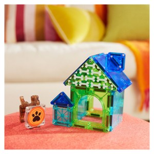 MAGNA-TILES Kutyaház, mágneses szett, szín: Többszínű – illusztráció