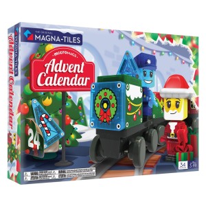 MAGNA-TILES mikroMags Adventi naptár, szín: Többszínű – illusztráció