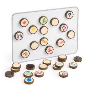 Mágneses korongok írható felülettel, Guidecraft, szín: Többszínű – illusztráció