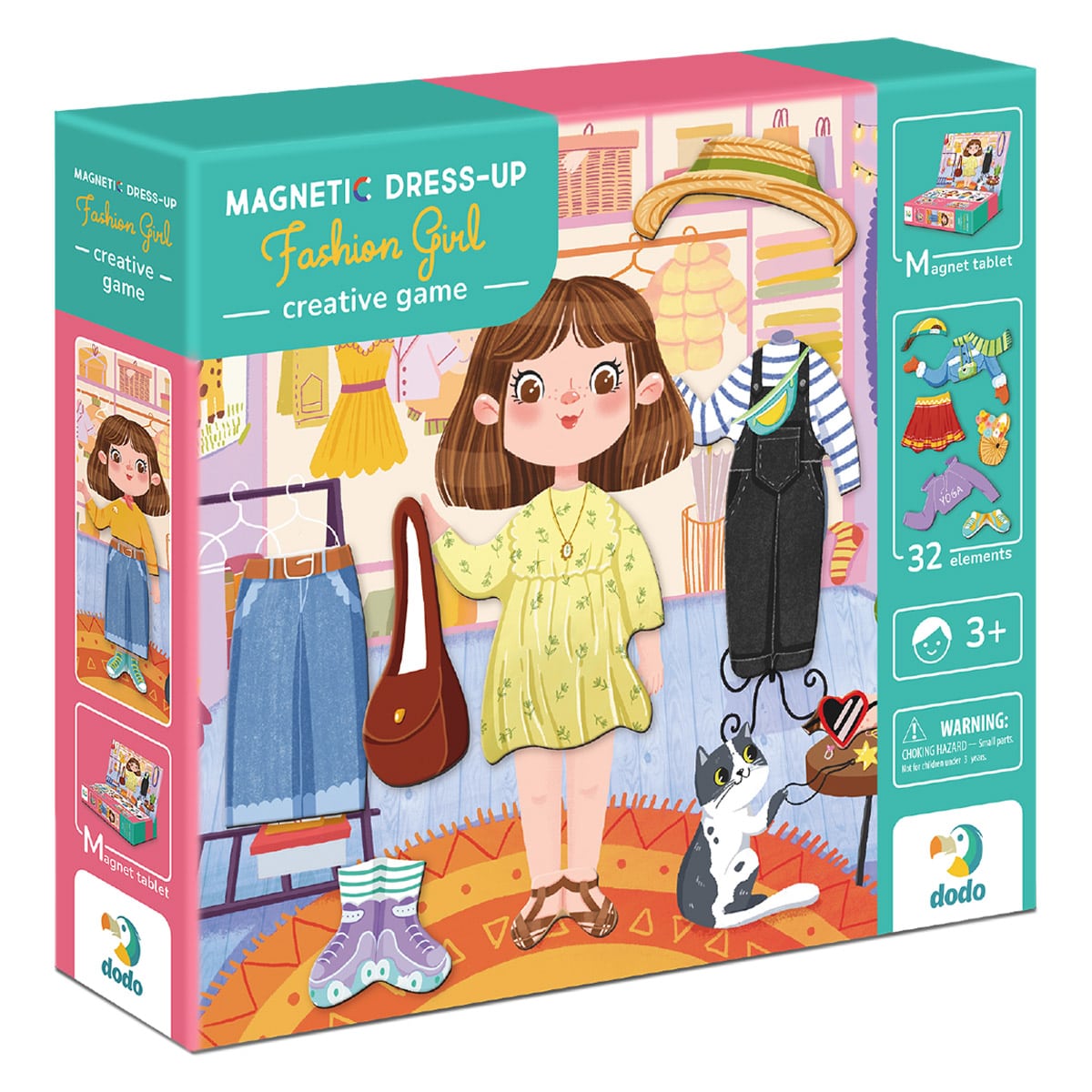 Öltöztesd fel a kislányt, mágneses játék Öltöztesd fel a kislányt, mágneses játék (DDO-200243)