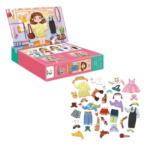 Öltöztesd fel a kislányt, mágneses játék (DDO-200243)