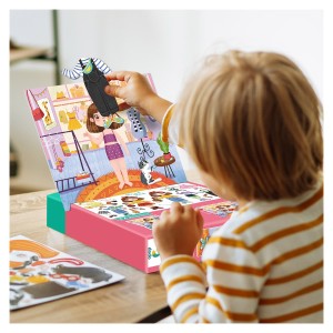 Öltöztesd fel a kislányt, mágneses játék (DDO-200243)