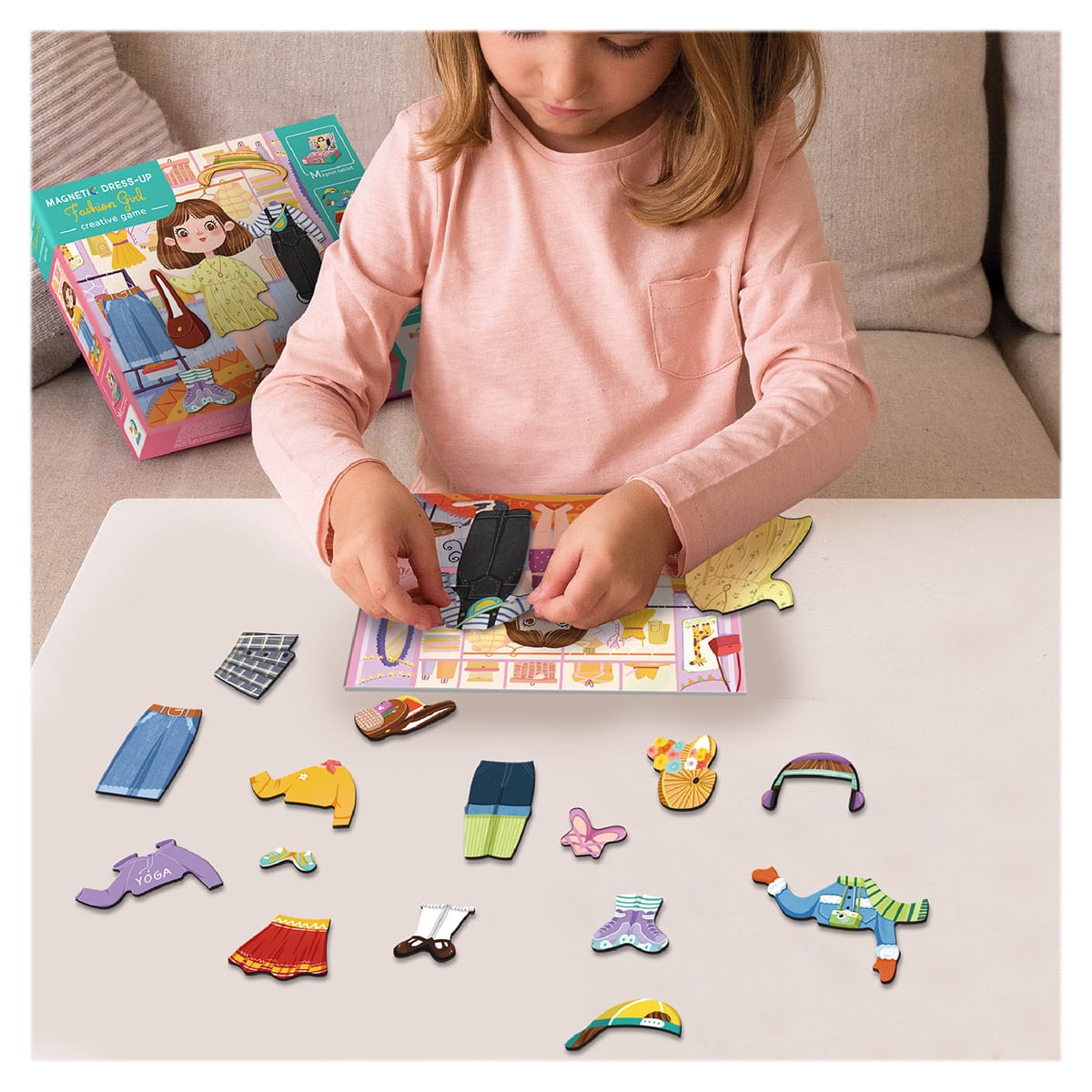 Öltöztesd fel a kislányt, mágneses játék Öltöztesd fel a kislányt, mágneses játék (DDO-200243)